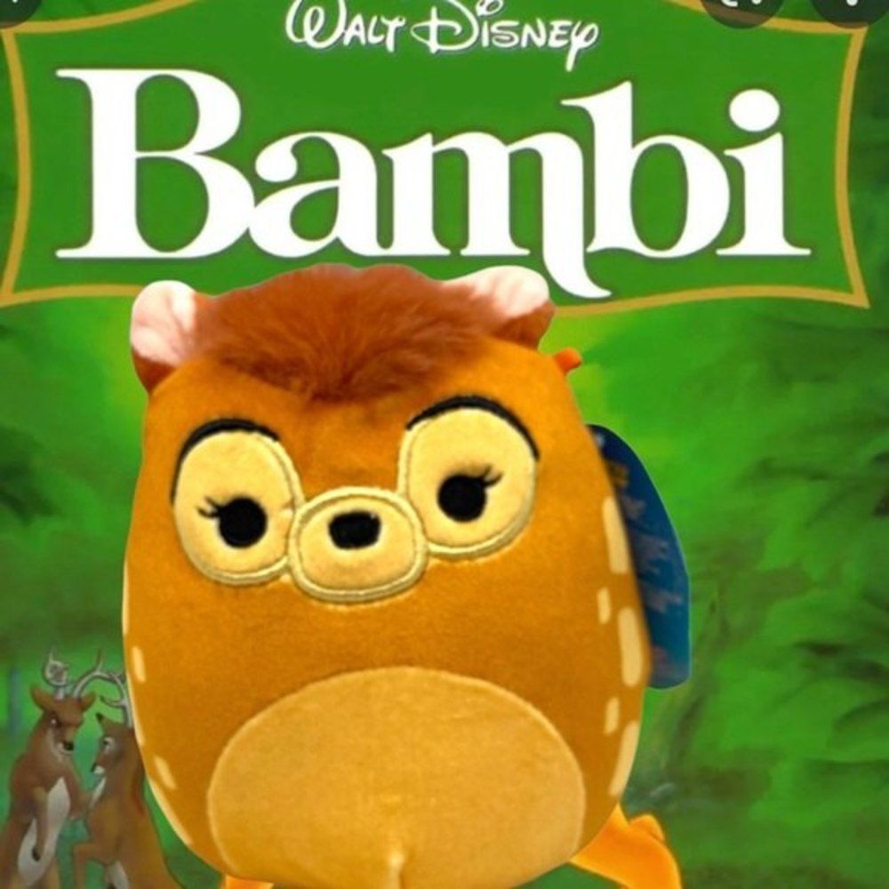 5" Bambi Disney SQUISHMALLOW  Spring 2022 NWT HTF *NEW* Plush Toy